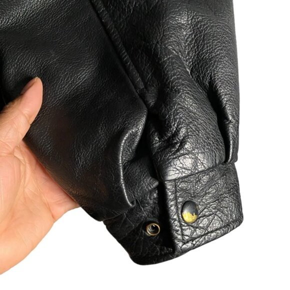 Canada Sportswear Men's Fountain Tire Black Varsity Full Zip Jacket - Picture 9 of 11